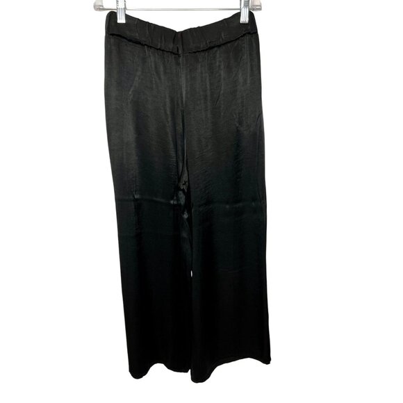 Venti6 Black Silky wide leg ankle pants - Size S - Picture 4 of 7